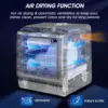 Dishwashers, 5 Washing Programs Mini Dishwashers with 5 L Built-in Water Tank and Double-layered 5