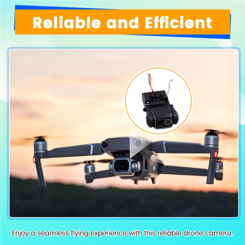 Angle latéral de la caméra drone L900 Pro montrant les connecteurs et la fixation, pièce de qualité supérieure.