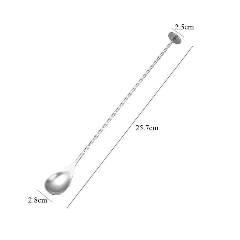 Stainless Steel Cocktail Spiral Spoons Drink Whisky Muddler Stirrer Twisted Bartender Mixing Spoon Bar Accessories cocktail spoon,cocktail stirrers