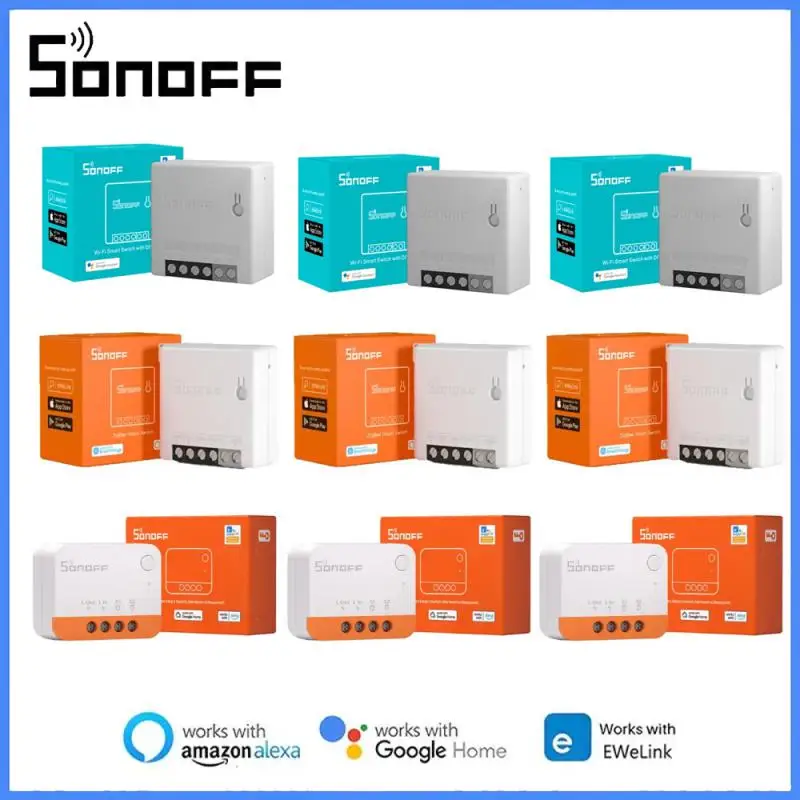 

SONOFF 1-5PCS MINI R2 / ZBMINI / ZBMINI-L2 Voice Control MINI Switch Zigbee / WiFi Smart Switch Control Via Alexa Google Home