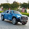 1:32 Toyota Tundra Pickup Car Model Diecast & Toy Metal Off-Road Vehicles Car Model Simulation Sound Light Childrens Toy Gift 1