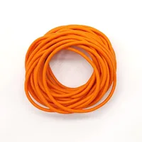 New 3m/6m/10m/20/50m Solid Core Pole Elastic Orange Diameter 2.8mm Fishing Lines Latex Tube Retention Rope Fishing Tackles 1