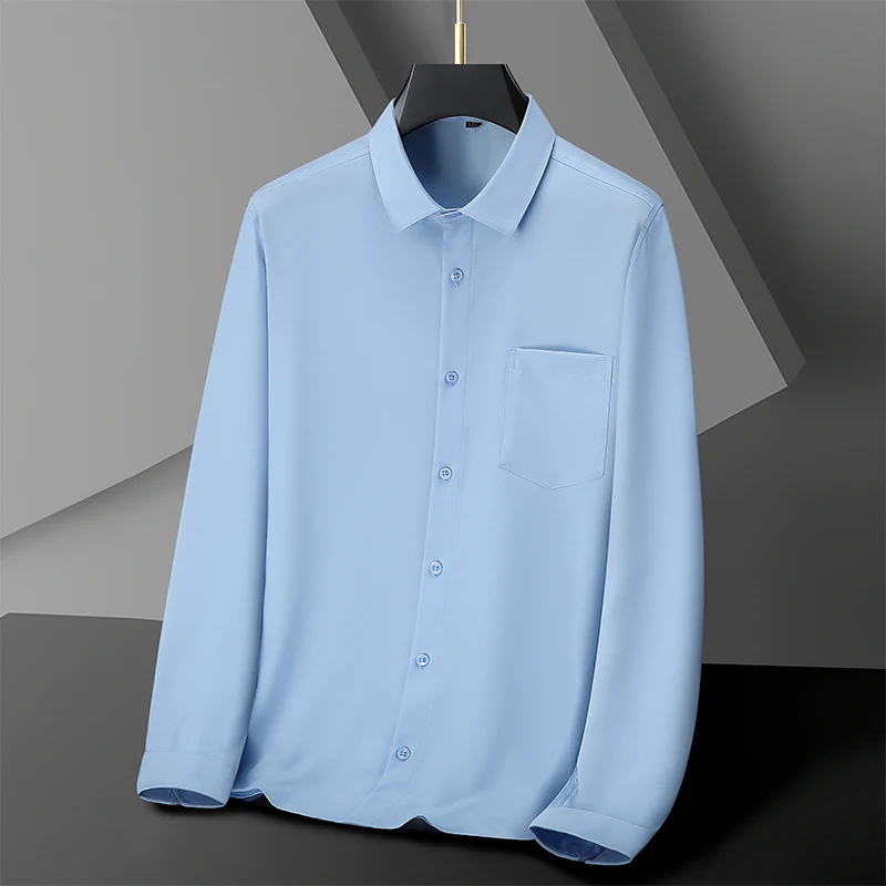 Men Shirt Waterproof Long Sleeve Antifouling Oversize 5XL 6XL 7XL 8XL 10XL  Plus Size Formal White Office Formal Slim Fashion - AliExpress 200000343