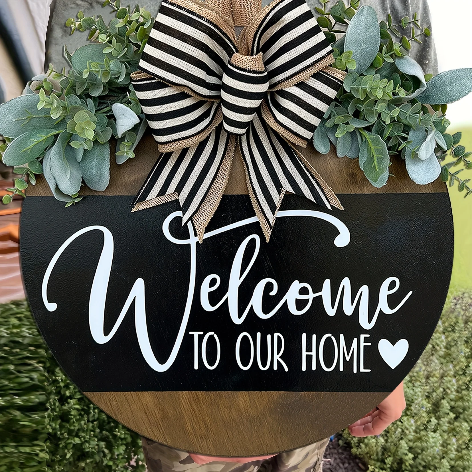 

1pc Welcome Sign For Front Door, Funny Welcome Sign Door Hanger, Rustic Farmhouse Home Sign Wall Hanging Decor, Scene Decor, Fes