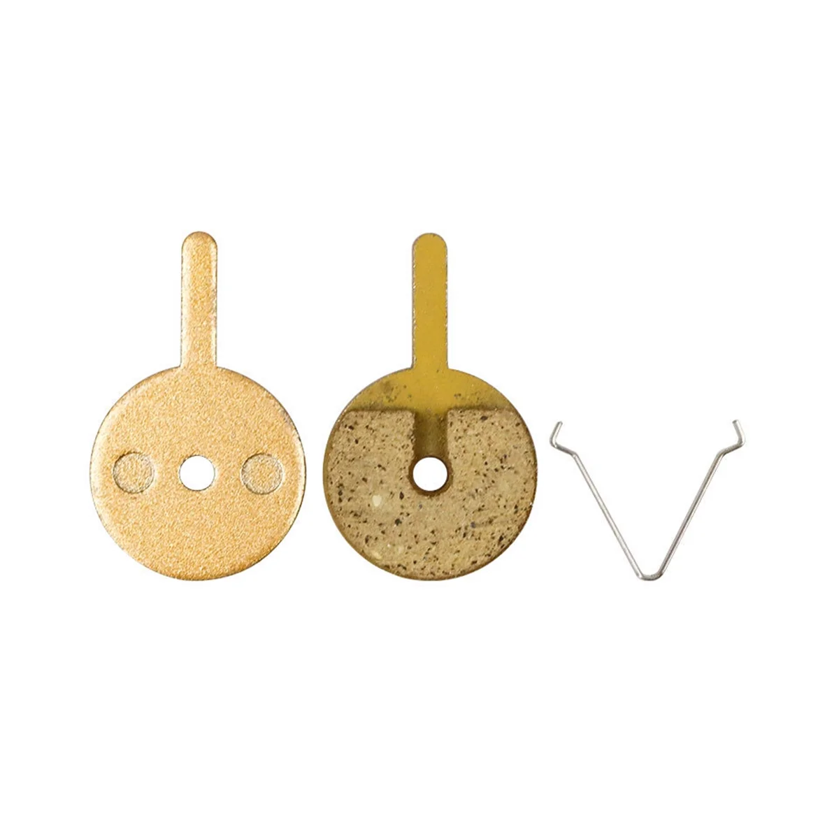 

2 шт. 10-дюймовые тормозные колодки для электромагнитных тормозных колодок для Kugoom4 аксессуары для электрических скутеров (золото)