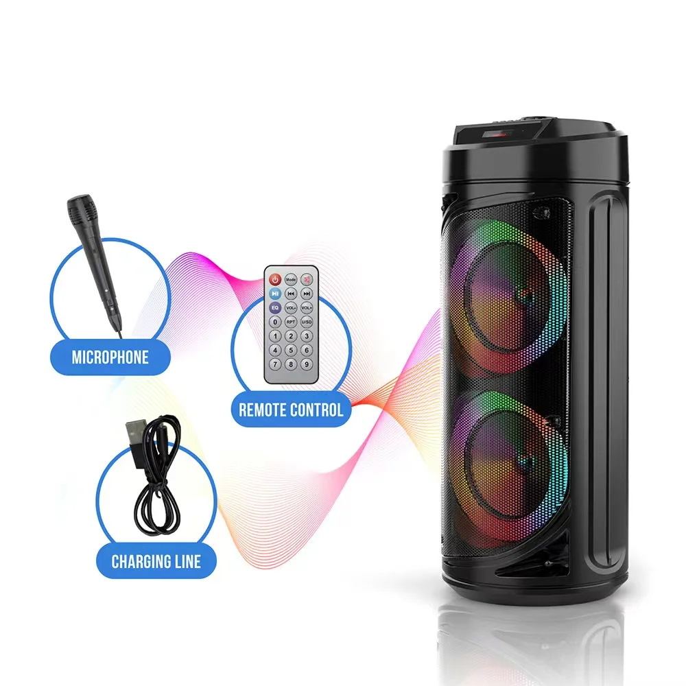 

Портативная Bluetooth-колонка, 6,5 дюйма, с микрофоном