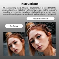 52mm 2 in 1 HD 0.43X Super Wide Angle Macro Lens for 52mm Filter Size Canon Nikon Sony Camera Lens Teleconverter Wide-angle Lens - Image 4