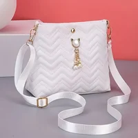 Petit sac à bandoulière de luxe pour femmes, sacoches en cuir PU, sacs à main à fermeture éclair, sac à main élégant, nouveauté 5