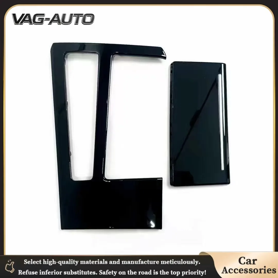 OEM 도색 블랙 센터 채널 장식 패널 중앙 컵홀더 (아우디 A6 A7 4KD 862 533 4KG 863 969 4KD862533 용)