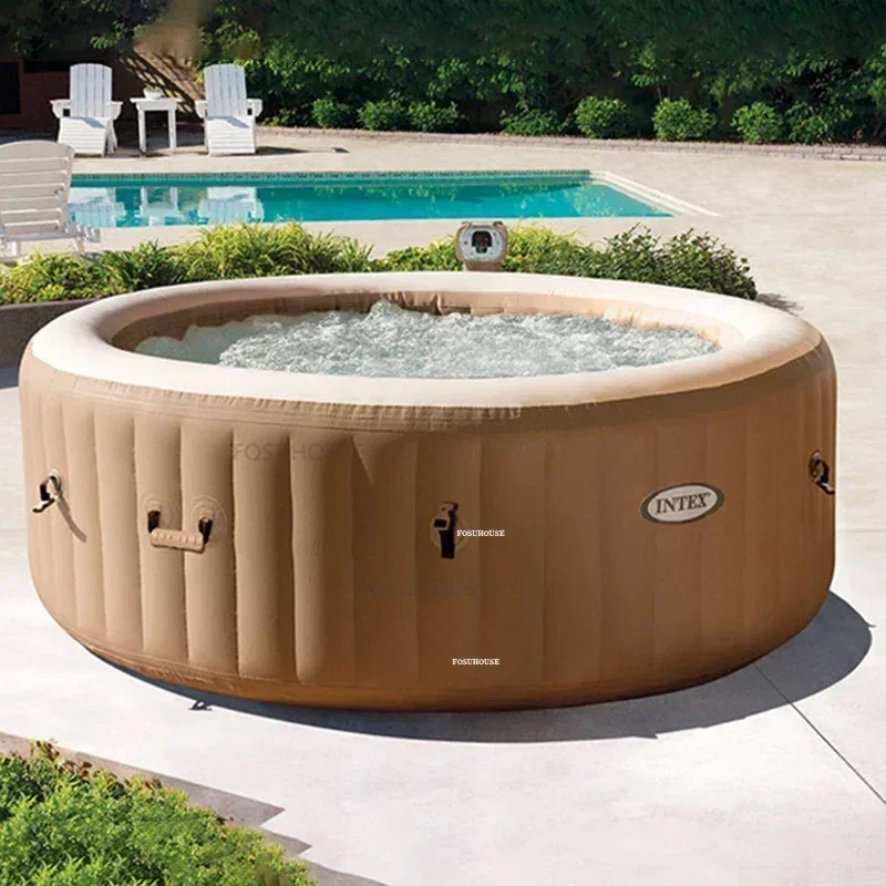 Creative Massage Design Bathtub Whirlpool Folding Bathtub Inflatable Spa Baths And Sauna Household Portable Whirlpool