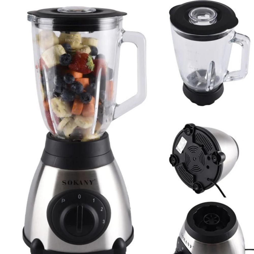 Sokany Plug-in Multifunctional Juicer, Blender, Easy To Operate And Clean, Large Capacity And Powerful 450W Motor 5