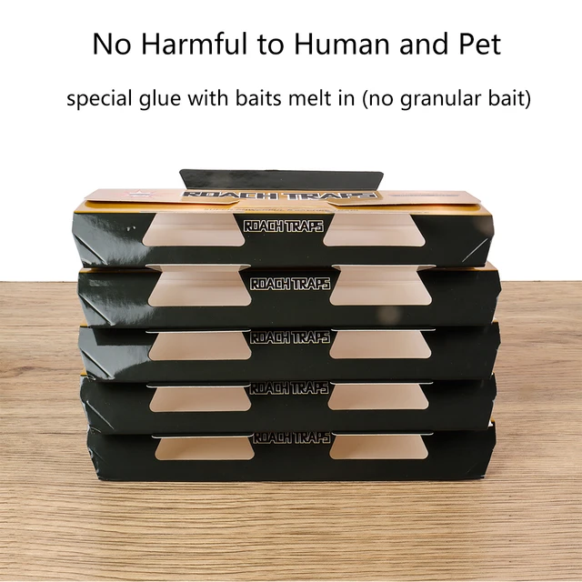 10 db Korszerűsített Csótánycsapdaszapó Ragasztócsőrrel Erős Ragacsos Kártevőirtó Termékek Fogó Rovar Visszacsatol - Image 2