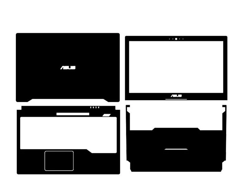 

4PCS Skin Cover Case Film For ASUS UX430 UX430UQ UX430UA FX503 FX503VM FX503VD UX530 UX530UQ UX31 UX31A UX31E GL503 GL503V