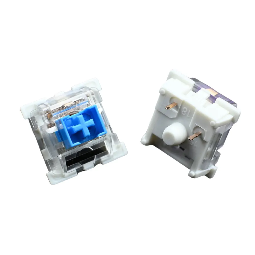 50 Stück Tastaturschalter, Tastatur-Clicker-Taste, Ersatz, 3-poliger taktiler Schalter, Tastatur-Ersatzzubehör – Detail 4