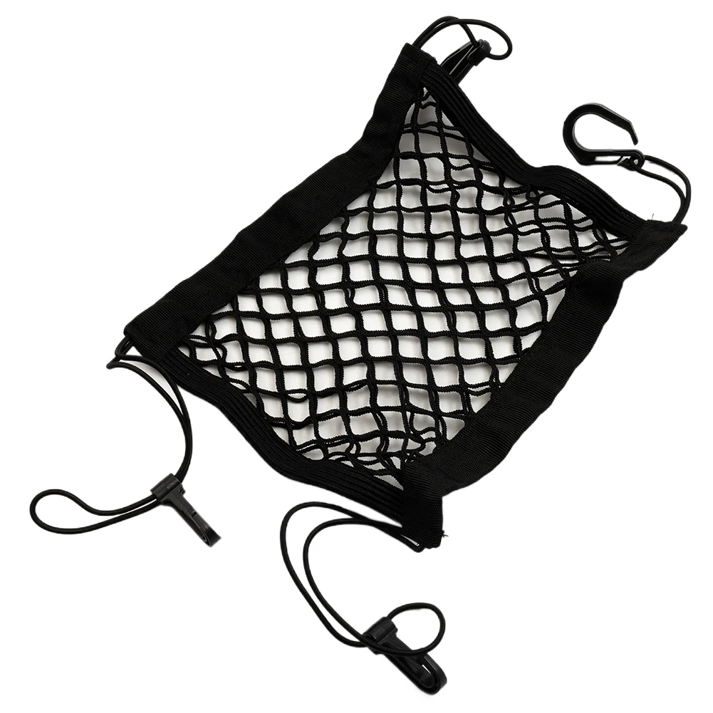 

Brand New Motorcycle Cargo Net Tool Accessory Bike Car Hook Hold Bag Luggage Plastic Hooks Storage 1pcs 23cmx30cm