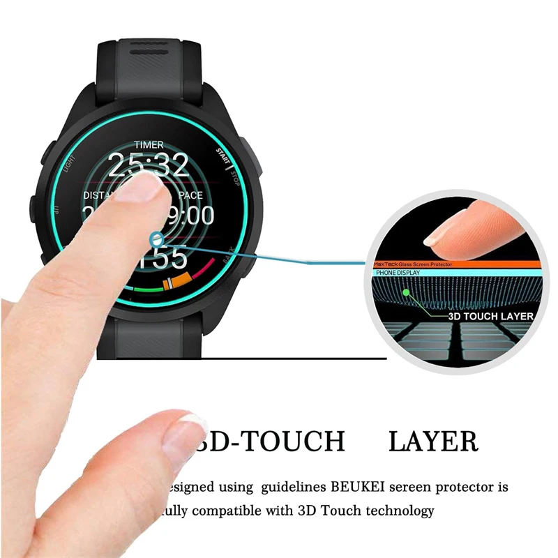 Premium Clear HD Tempered Glass Screen Protector - 9H Hardness Protective Film