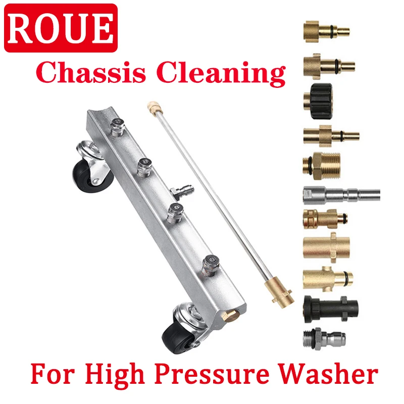 thumbnail image 2 of Chassis Flusher Kit Mrmaere Multi-Function - Car Chassis And Pavement Cleaning Tool With Four Undercarriage Cleaner 2 of 14