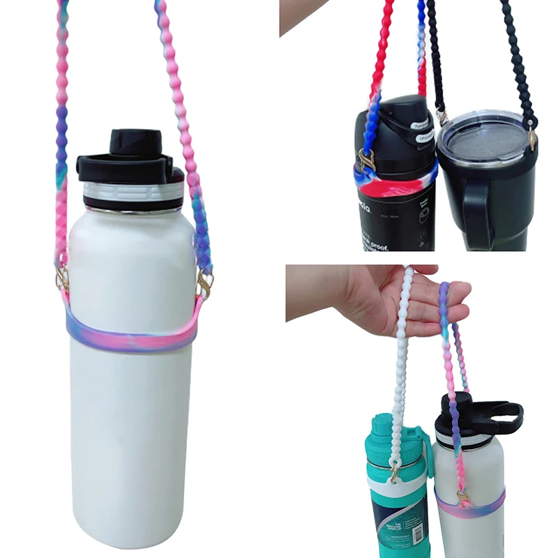 

1pcs Water Bottle Handle Water Bottle Sling,Carrier,Holder With Strap Soft Durable Silicone Fits Stanley Cup Accessories