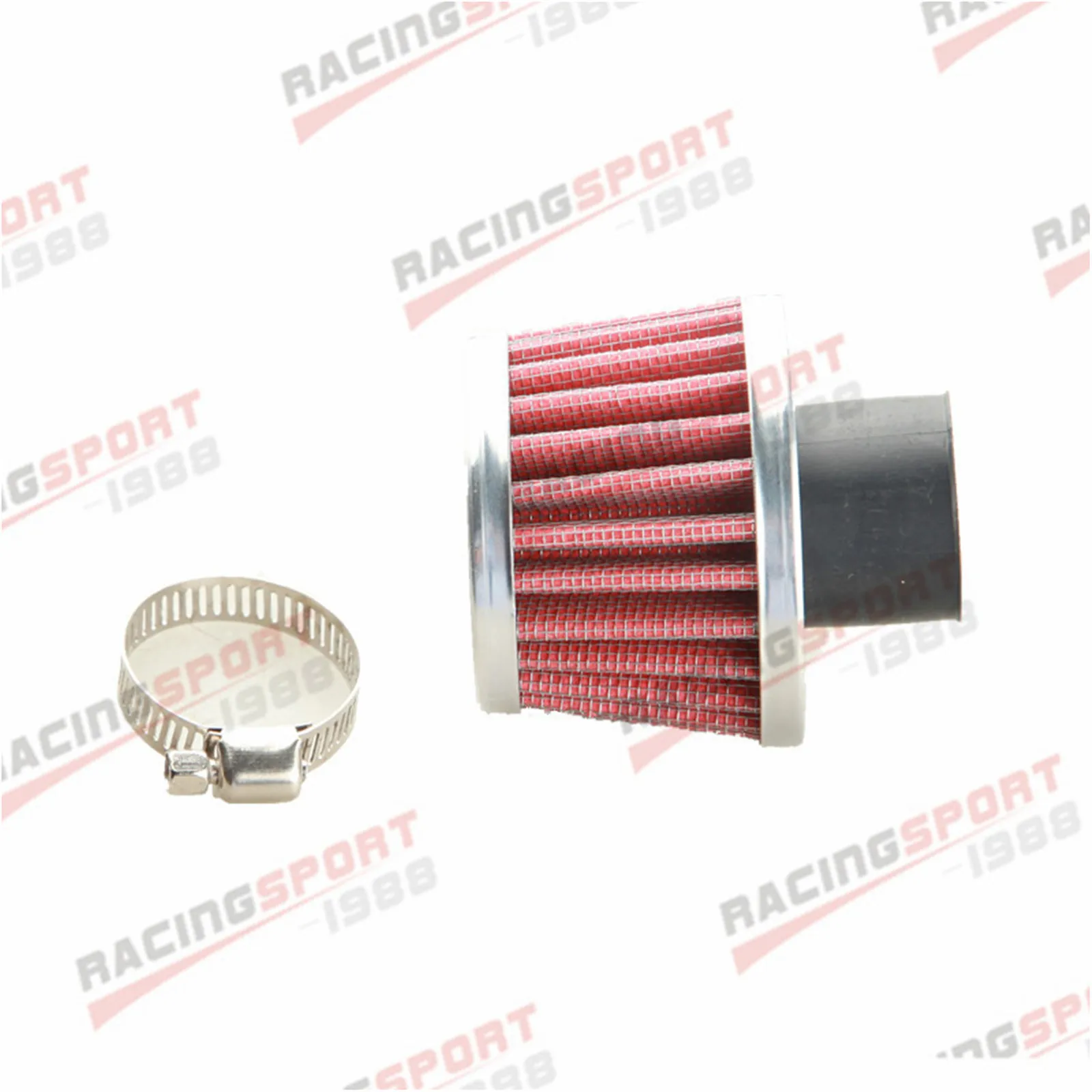 12mm 1/2" Mini Air Intake Crankcase Breather Filter Valve Cover Catch Tank 10007