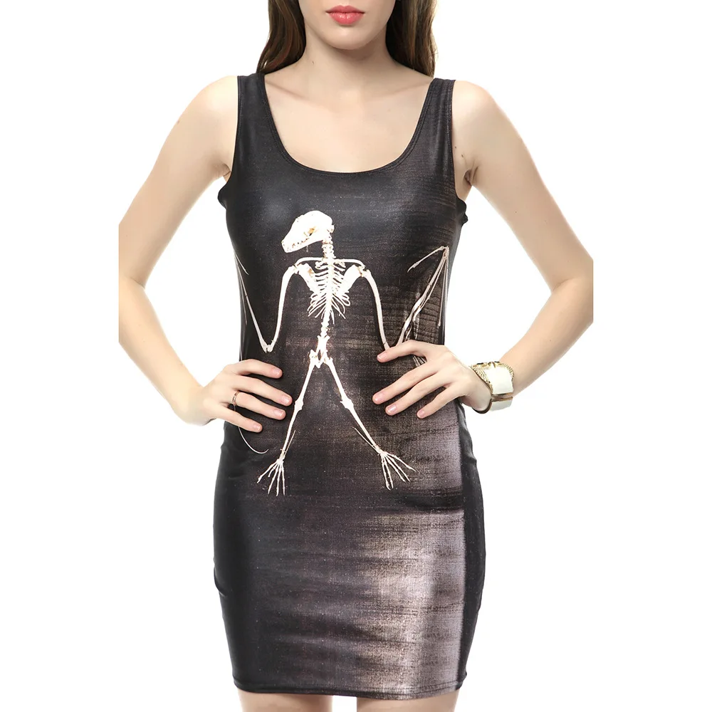 Women Summer Dresses Sleeveless Floral Printed Beach Dress Mini Dress платья женское 5