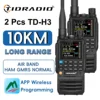 TIDRADIO H3 2PCS Walkie Talkies Long Range Wireless Programming Air Band Tow Way Ham Radio Wireless Set USB Rechargeable GMRS 1
