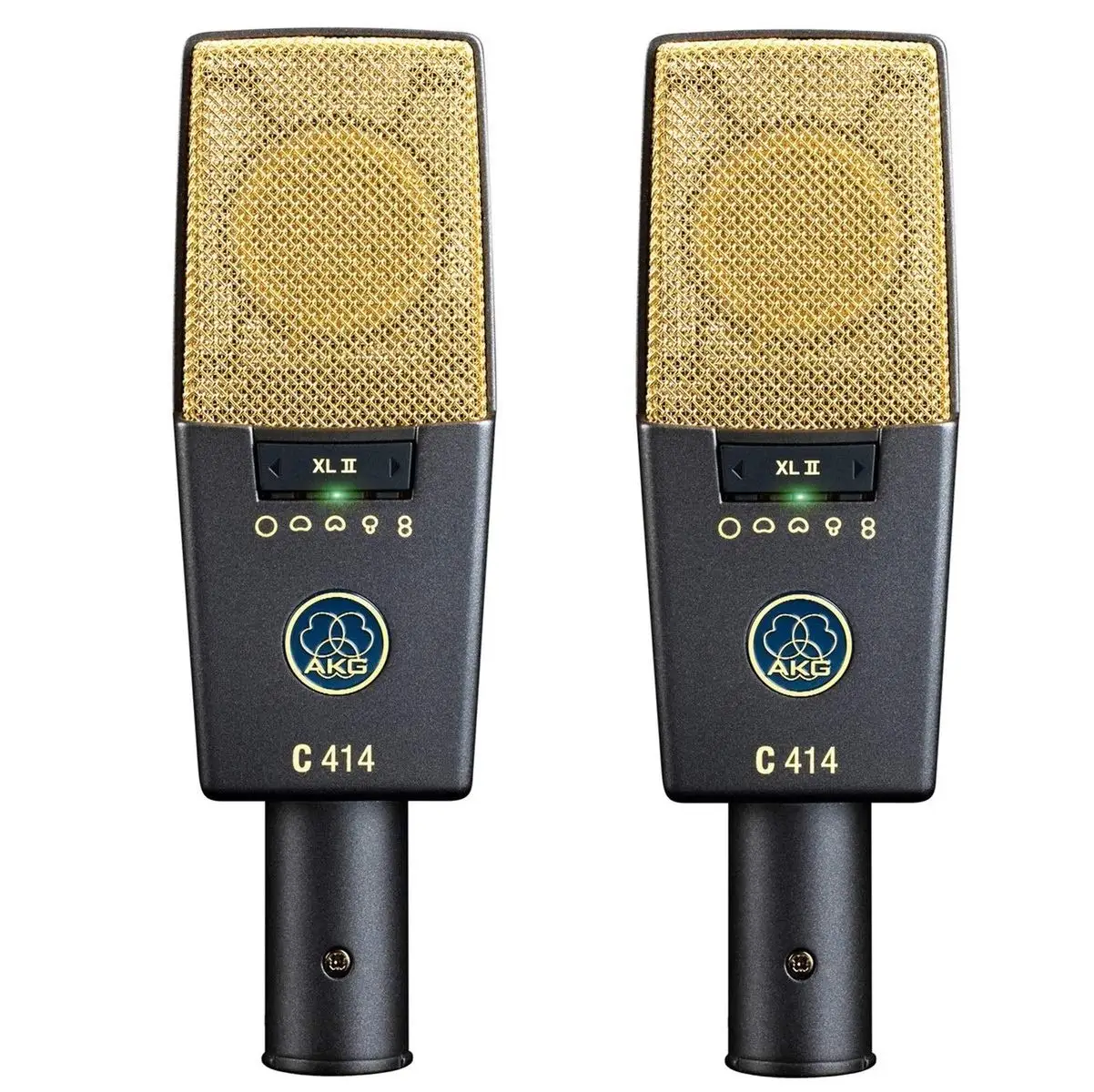 

A K G PRO Audio C414 XLII Stereoset Vocal Condenser Microphone, Multipattern, Matched Pair