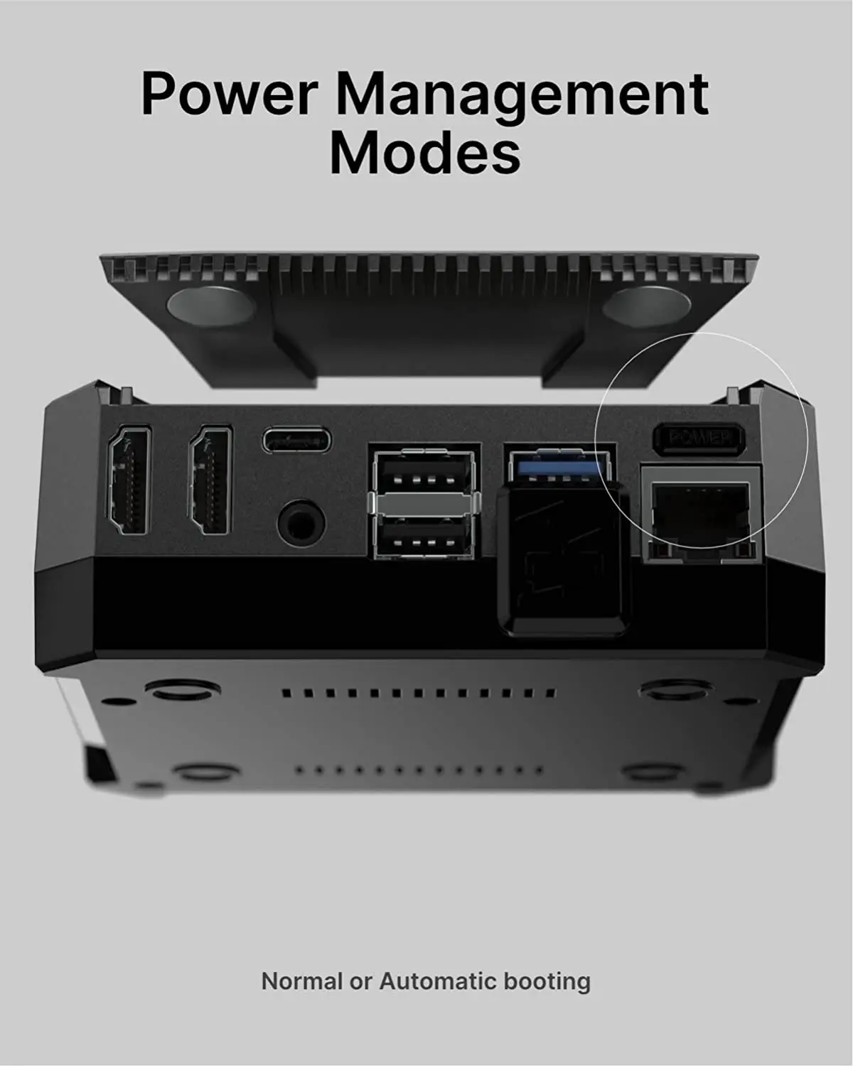 Pi 4, M.2 SSD Slot De Expansão, Ventilador, IR UASP, M.2