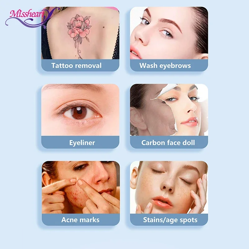 Tattoo Spot Removal Machine Carbon Q Switch ND Yag Laser Device for Carbon Peeling and Pigmentation 1064 nm 532nm and 1320nm