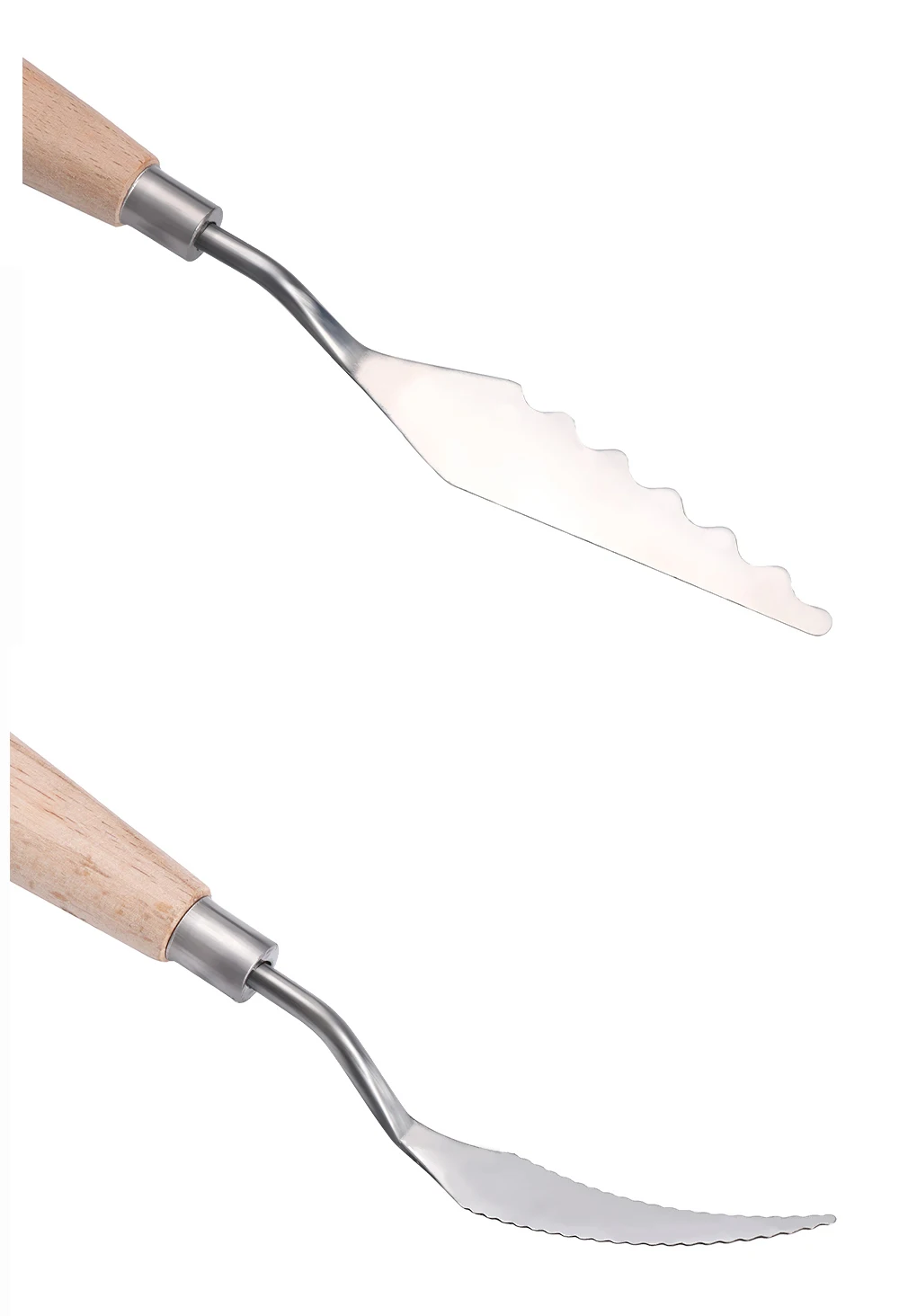 Stainless Steel Palette Scraper Set Paint Palette Knives Blade For Artist Oil Acrylic Painting Tools