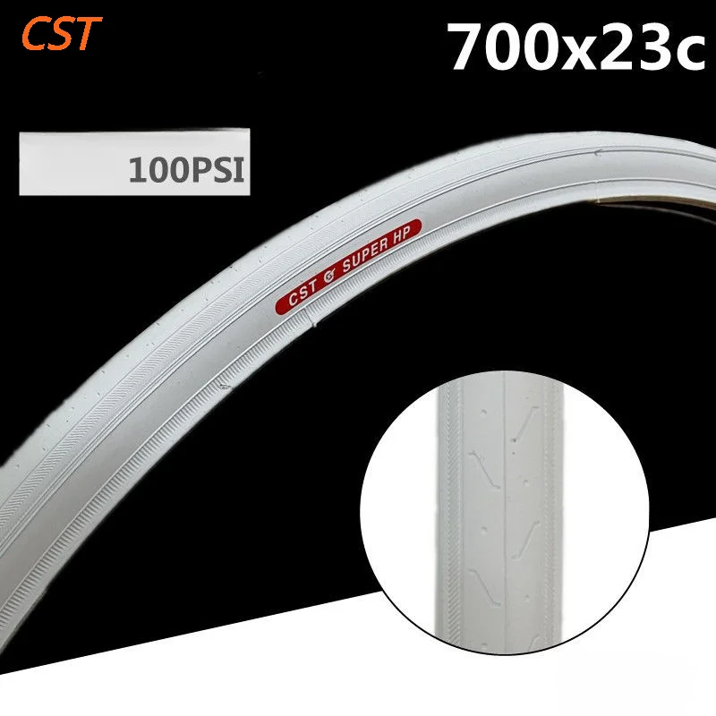 Cubiertas Bicicleta Carretera 700x23c Neumático Sólido Para