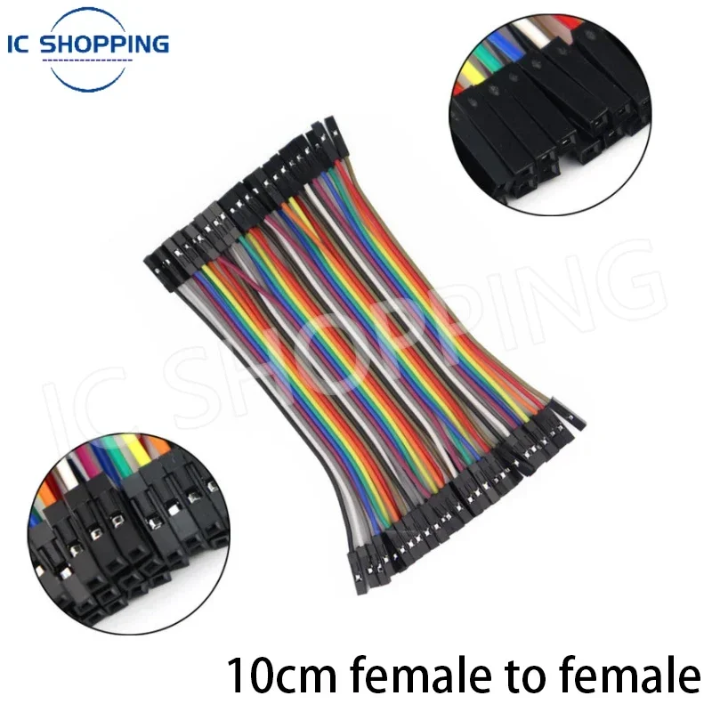 40-Piece DuPont Jumper Wire Set for DIY Electronics Projects