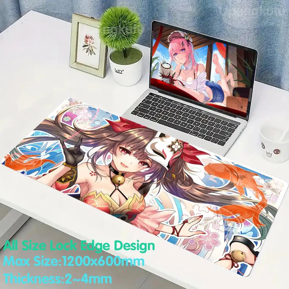 S_sparkle Mouse Popular Pad Tapete Para Mouse Rubber Pad 4mm Super Big Large Edge Gabinete Gamer Pc Escritorio Desk Mat
