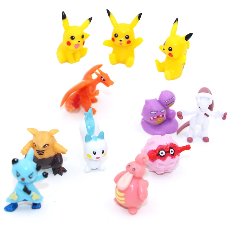 출현 달력 포켓몬 그림 크리스마스 상자 할로윈 선물 미니 피카추 애니메이션 Figural 액션 24Pcs 세트 PVC 모델 어린이 장난감 이미지 4