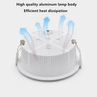 CRI 97 Anti Glare Recessed Dimmable LED Downlights 7W9W12W15W18W20W24W COB Ceiling Lamp Spot Lights AC110-230V +Led Drive - Image 2