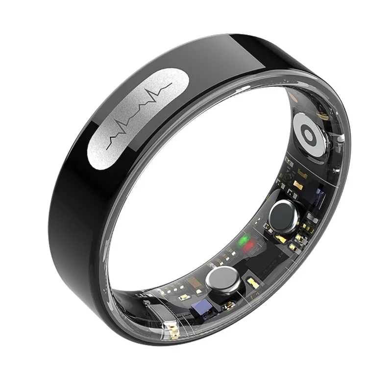 Nuovo anello intelligente ECG Monitoraggio della salute Frequenza cardiaca Ossigeno nel sangue Temperatura Cura remota Gioielli intelligenti dalla Cina continentale - immagine 4