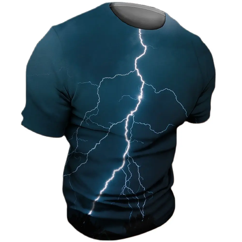 

New Vintage 3D Printed T-shirt Casual Popular Tees Summer Colorful Funny Pattern O-Neck Short Sleeve Fashion Design Men T-Shirts