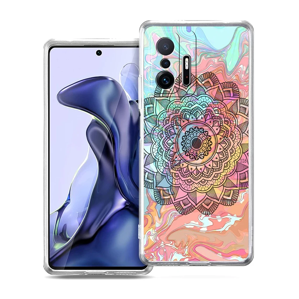Mandala Transparent Soft Shell Phone Case
