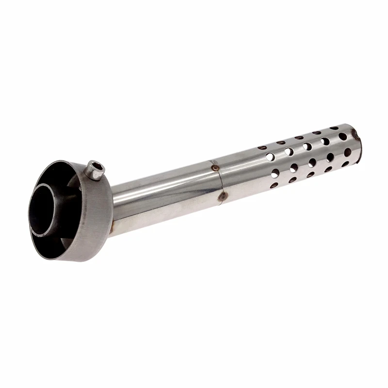 Insert Silencieux DB Killer Pour Moto - 45mm De Diamètre, Filetage 6mm, Longueur 135mm - Argent - Réduction De Bruit