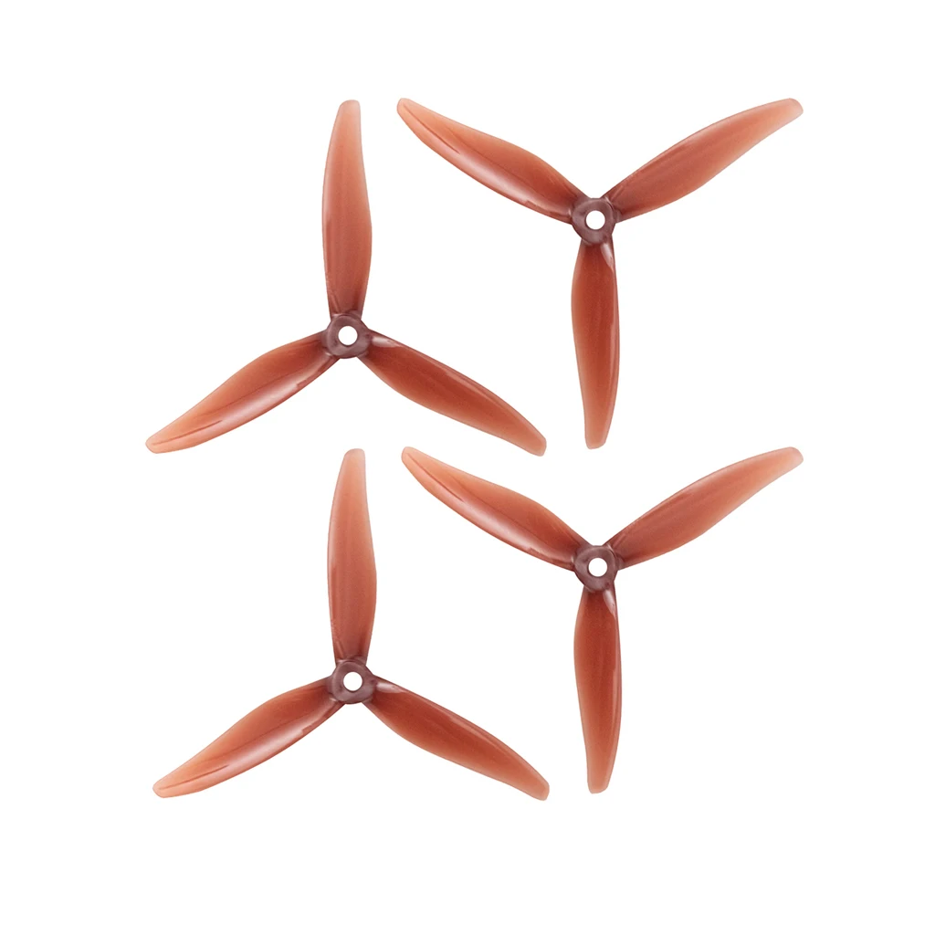 

2Pairs(2CW+2CCW) Gemfan 51366 MCK ReV3 5X2.8X3 3-Blade Propeller for FPV Racing Freestyle Drones 6S High KV Motors DIY Parts