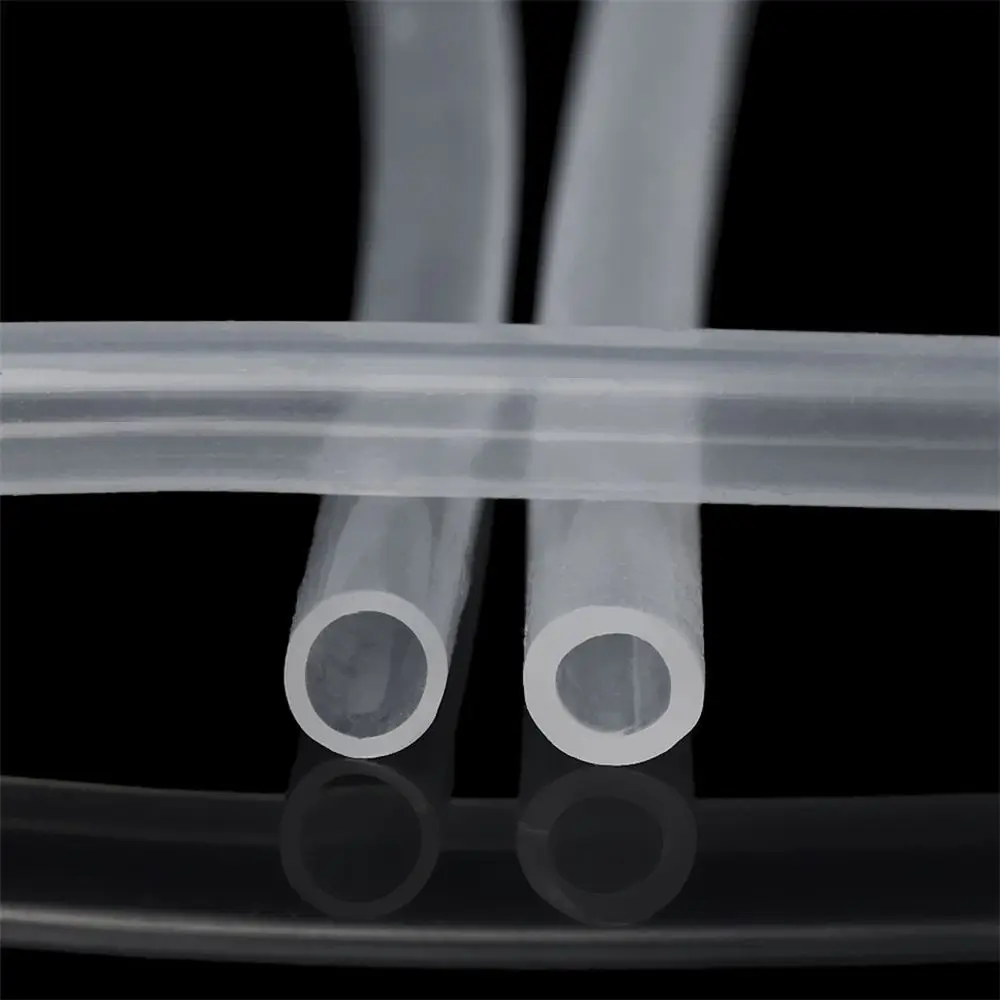 Silicone Tube 1 Meter Food Grade Transparent Silicone Rubber Hose 2 3 4 5 6 7 8 10 mm OD Flexible Silicone Tube Soft Drinking Water Pipe