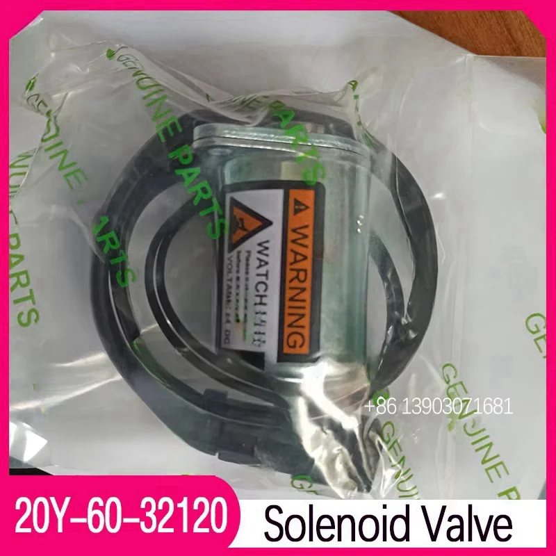 20Y-60-32120 20Y 60 32120 Solenoid Valve for Komatsu Excavator PC200-7 PC200-6 PC220-6 PC300-6 PC120-6