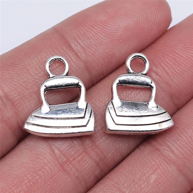 Wholesale 100pcs/bag 17x16mm I Heart To Cheer Charms Antique Silver Color  Pendant Charms Jewelry Accessories - AliExpress