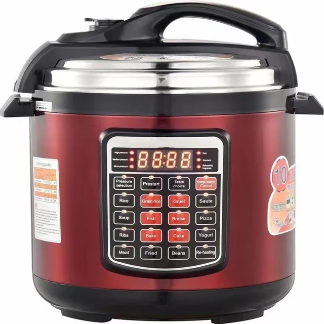 Multi-function Touch Electric Pressure Rice Cooker 6L-8L - 220V 7