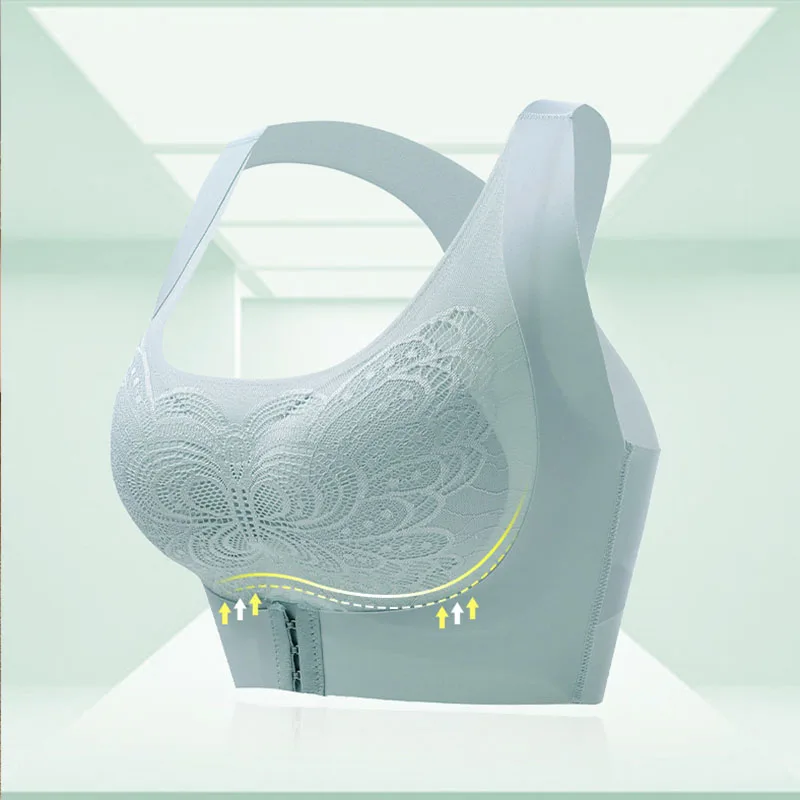Seamless Bras for Women Front Closure Wire Free Bralette Sport Gather Butterfly Beauty Back Bras Vest Underwear Brassiere Mujer - Image 3