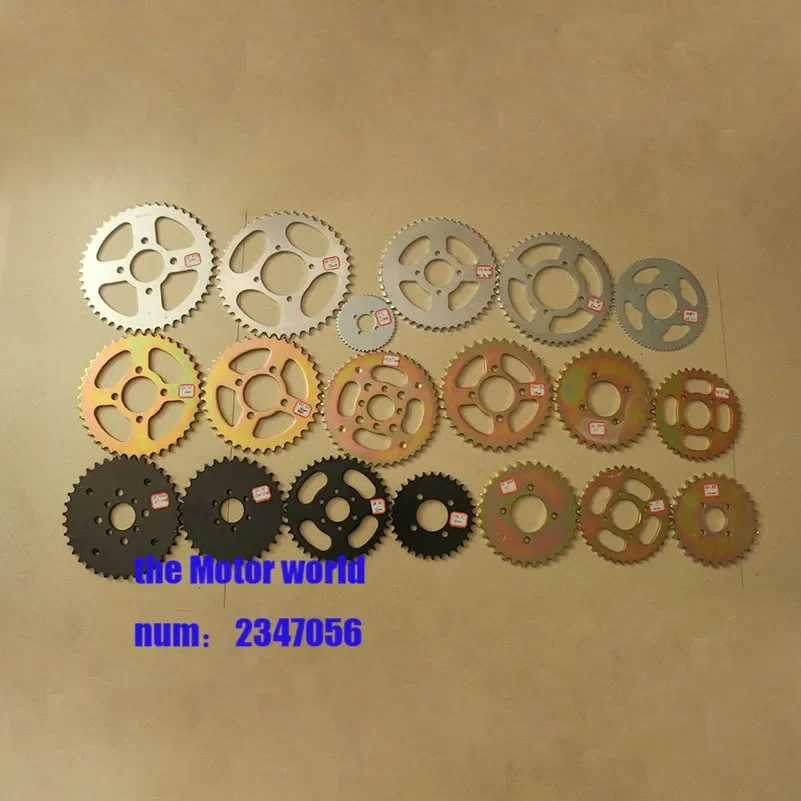 Aluminum Racing Motorcycle Chain 420/428/520/530 Rear Sprocket 32T/35T/40T/43T/45T/47T/48T For Go-kart ATV Bike Engine Sprocket