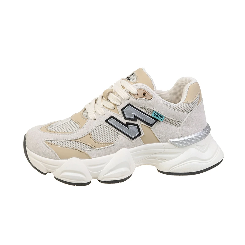 

Woven Upper Ladies Vulcanized Shoes Thick Sole Sneakers Flat Casual Shoe Lightweight Breathable Running Sports Shoes for Women