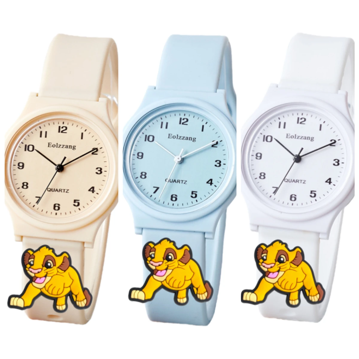 Kawaii Lion King Simba Cartoon Kids Wristwatch – Minimalist Cute Design