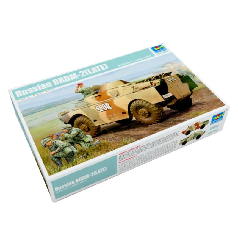 

Trumpeter 05512 1/35 Russian BRDM-2 Late Scout Reconnaissance Vehicle Car Military Plastic Assembly Toy Craft Model Building Kit