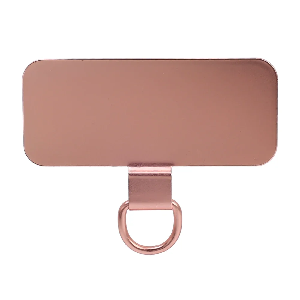 Universal Ultra-Thin Stainless Steel Phone Tether Tab and Lanyard Strap Set