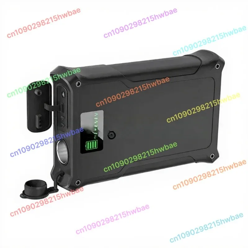 Draagbare 40000 mAh draagbare powerbank met digitaal LCD-display en nood-LED-lichtpompcompressor voor opladen